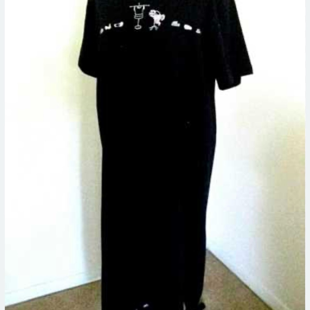 Koret Black Long Sleeve Dress